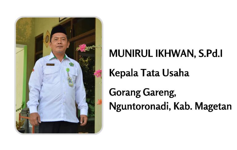 Kepala Tata Usaha Madrasah Aliyah Negeri Kemenag Jawa Timur Indonesia